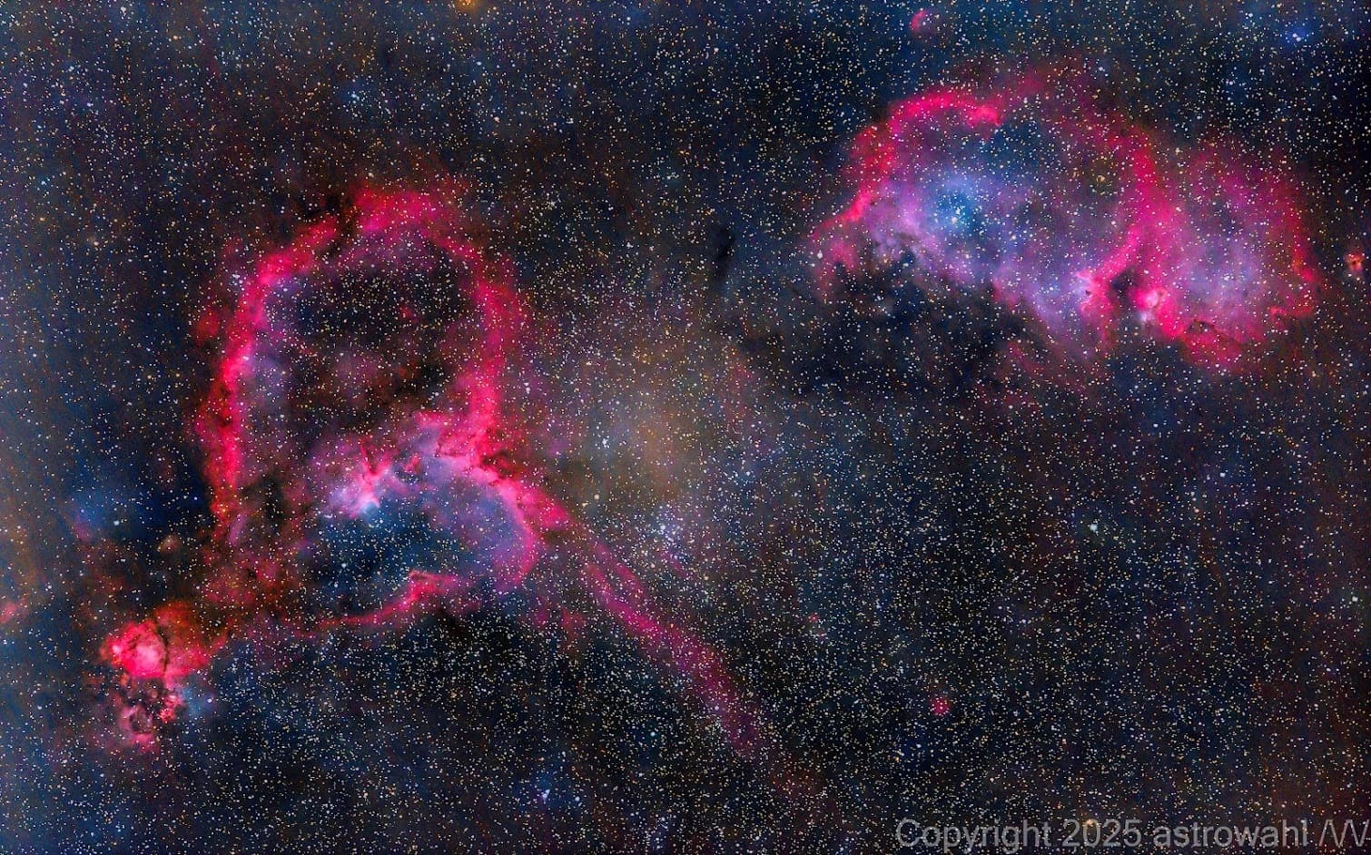 Heart and Soul Nebulae